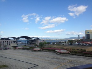 浜大津駅からの眺め
